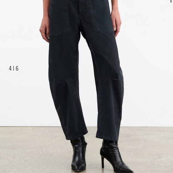 Nili Lotan Shon Pant in Carbon Size 8 - Picture 2 of 7